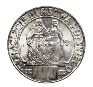 Poland, People's Republic of Poland, 100 zloty 1966, Mieszko and Dabrowka.