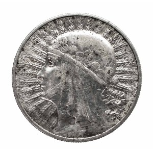 Polska, II Rzeczpospolita, 10 złotych 1932, Głowa Kobiety, Londyn