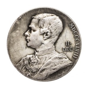 Austria Medal 1898, Franz Joseph I, 50th anniversary of reign.