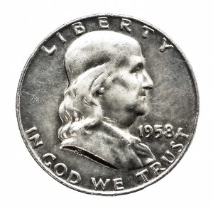 United States of America (USA), 1/2 dollar 1958, Denver