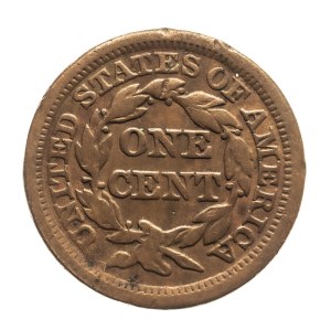 United States of America (USA), 1 cent 1853 (Liberty Head), Philadelphia