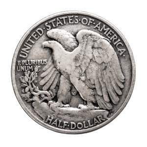 Stany Zjednoczone Ameryki (USA), 1/2 dolara, Liberty walking, 1942, Filadelfia.