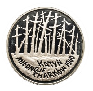 Poland, Republic of Poland since 1989, 20 zloty 1995, Katyn - Miednoye - Kharkiv 1940