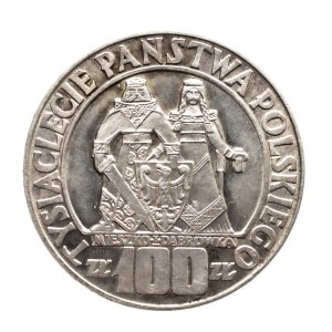 Polska, PRL, 100 złotych 1966, Mieszko i Dąbrówka