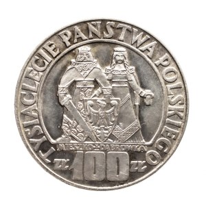 Poland, People's Republic of Poland, 100 zloty 1966, Mieszko and Dąbrówka