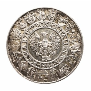 Polska, PRL, 100 złotych 1966, Mieszko i Dąbrówka