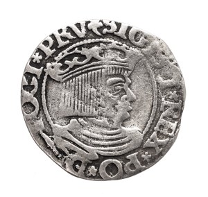 Poland, Sigismund I the Old, penny 1535, Gdansk - cut off