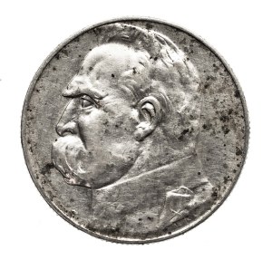 Poland, Second Republic, 5 zloty 1936, Pilsudski, Warsaw