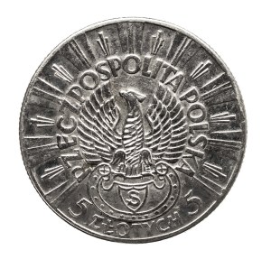 Poland, II Rzeczpospolita, 5 zloty 1934, Strzelecki Eagle, Warsaw