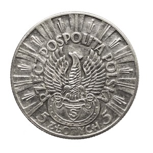 Polska, II Rzeczpospolita, 5 złotych 1934, Orzeł Strzelecki, Warszawa