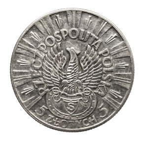 Poland, II Rzeczpospolita, 5 zloty 1934, Strzelecki Eagle, Warsaw
