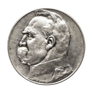 Polska, II Rzeczpospolita, 5 złotych 1936, Piłsudski, Warszawa