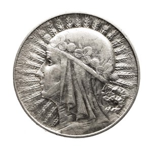 Polska, II Rzeczpospolita, 5 złotych 1934 Głowa Kobiety, Warszawa.