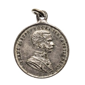 Austria, Franciszek Józef I, Miniaturka Medalu Za Dzielność