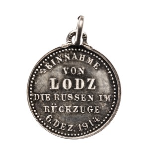 Medal Zakończenie Bitwy pod Łodzią 6 Grudnia 1914