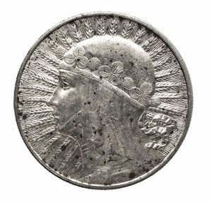 Poland, Second Republic, 10 zloty 1932, Head of a Woman, London