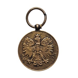 Polska, II RP, Miniaturka Medal Polska Swemu Obrońcy 1918-1921