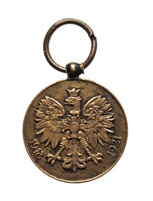 Poland, Second Republic, Miniature Medal Poland To Its Defender 1918-1921