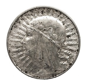 Poland, Second Republic, 10 zloty 1932, Head of a Woman, London