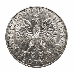 Polska, II Rzeczpospolita, 10 złotych 1932, Kobieta, Warszawa