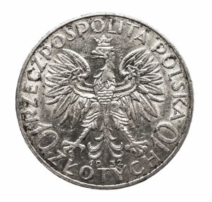 Poland, Second Republic, 10 zloty 1932, Woman, Warsaw
