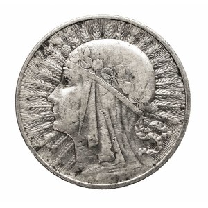 Polska, II Rzeczpospolita, 10 złotych 1932, Głowa Kobiety, Londyn