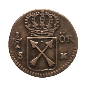 Sweden, Frederick I, 1/2 öre 1721, Stockholm