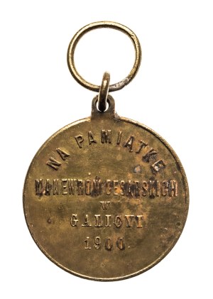 Poland, Medal to commemorate imperial maneuvers in Galicia 1900, Franz Joseph I