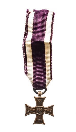 Poland, Second Republic, Miniature of the 1920 Cross of Valour