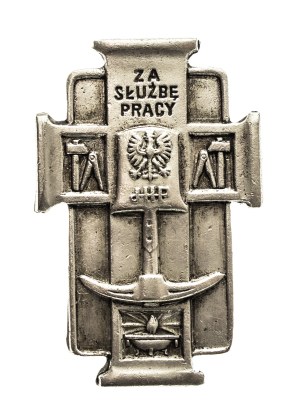 Poland, Second Republic, Badge for Service to Work, Junate Labor Hufce