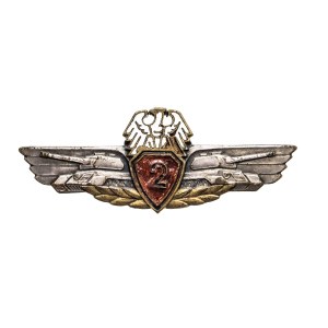 Polska, PRL, Odznaka Mechanik Kierowca Czołgów LWP 2 Klasy
