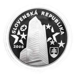 Slovakia, 1000 crowns 2008, Farewell Slovak crown, silver 2 ounces, Kremnica