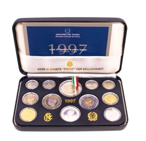 Italy, Official circulation coin set 1997, st. lutrzana