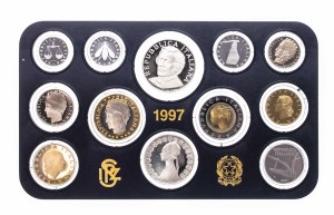 Italy, Official circulation coin set 1997, st. lutrzana