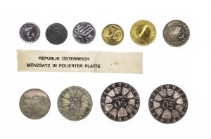 Austria - set of circulation coins 1973