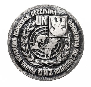 Poland, Medal In the Service of Peace, Polish Military Special Unit of the United Nations Armed Forces.