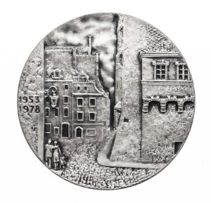 Poland, Medal of XXV years of the rebuilt Old Town Warsaw 1953-1978