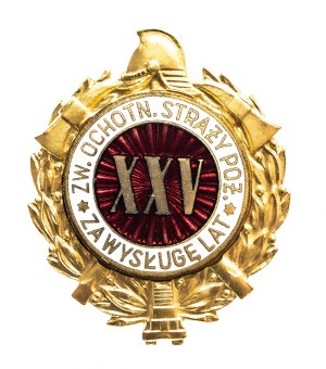 Poland, TSO firefighter badge for seniority 25