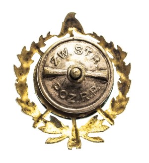 Poland, Second Republic, Polish firefighter badge for service 30 years
