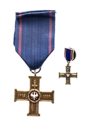 Poland, People's Republic of Poland, Greater Poland Uprising Cross with thumbnail