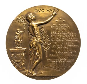 Poland, medal Henryk Sienkiewicz - 25th anniversary of creative work, 1900