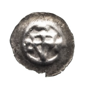 Zakon Krzyżacki, brakteat ok. (1307-1318), Tarcza z krzyżem