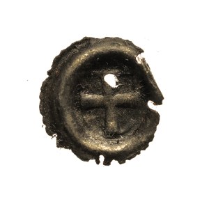 Krakowskie, Jędrzejów, Cistercian Abbey, brakteat 1st quarter of 14th century.