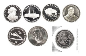 Poland, set of silver collector coins 1975-2006