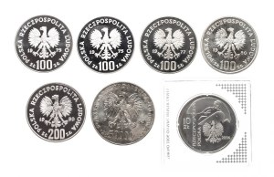 Poland, set of silver collector coins 1975-2006