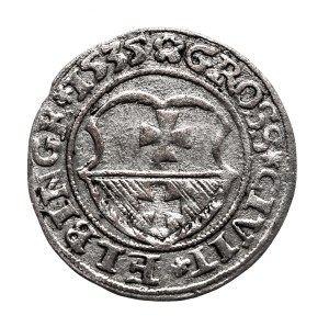 Poland, Sigismund I the Old, penny 1535, Elblag, ELBINGK rarity