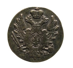 Kingdom of Poland, Alexander I, 1 grosz 1823 I.B., from domestic copper, Warsaw