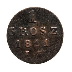 Księstwo Warszawskie, 1 grosz 1811 I.S., Warszawa