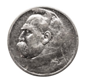 Poland, Second Republic, 2 zloty 1934 Pilsudski, Warsaw