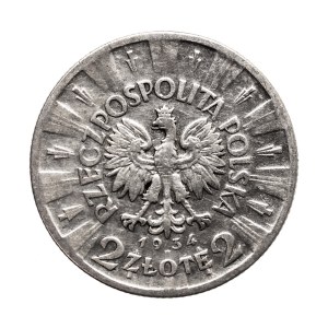 Polska, II Rzeczpospolita, 2 złote 1934 Piłsudski, Warszawa